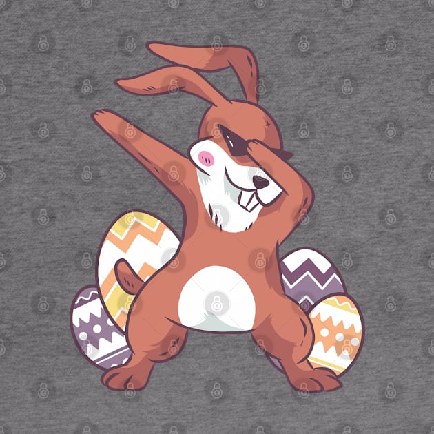 Dabbing Easter Bunny by madeinchorley